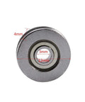 Close-up image of 20 Pack V Groove Ball Bearings V623ZZ 3x12x4mm showing dimensions for Linear Motion Systems CNC Rails and Track Projects