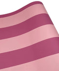 Rose Pink Stripe Peel And Stick Wallpaper Self Adhesive Vinyl Removable Wall Covering For Cabinets Drawers DIY Room Flip With A Rad Chic Vibe Easy Apply Covers Forty Eight Total Sq Ft, showing bold pink and magenta stripes.