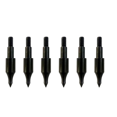 100 Grain Archery Field Points Screw In Tips For Recurve Bow, Compound Bow And Crossbow, Target Practice And Hunting Arrow Tips