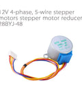 12V 4 Phase Stepper Motor For DIY Projects, ULN2003 Ready With 5 Wire Harness