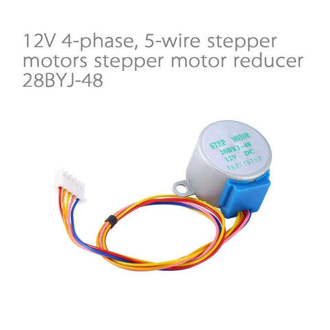 12V 4 Phase Stepper Motor For DIY Projects, ULN2003 Ready With 5 Wire Harness