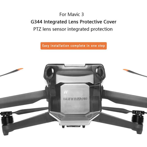 Drone Gimbal Lens Cap With Integrated Protective Cover For Mavic 3 Classic, Mavic 3 And Mavic 3 Cine Series on drone