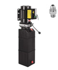 Dawot 3HP Single Acting Hydraulic Power Unit With 220V Motor and 2950 PSI Max Pressure, 14 quart tank and control lever.