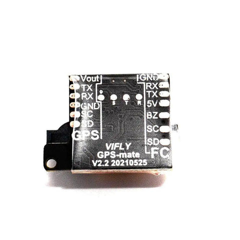 Top view of a Drone GPS Power Hub That Prevents Overheating With Built In Lost Drone Alarm Buzzer Keeps GPS On All Mission Plug And Play Power Source
