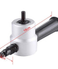 Hot Shot Double Head Sheet Metal Nibbler Drill Bit Attachment, 18cm long, for steel, aluminum, copper, effective on curved surfaces.