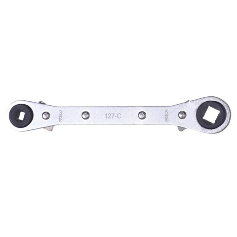 Top Shelf HVAC Service Ratchet Wrench With Quick Flip Reversing Lever For Refrigeration And Air Conditioning Technicians Featuring Four Essential Square Drive Specs In A Knockout Compact Setup
