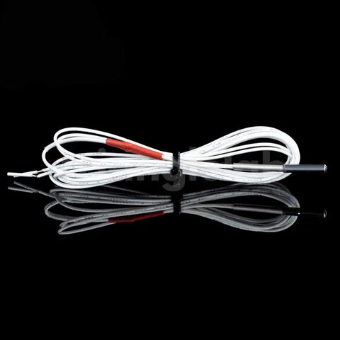 Pro Grade High Temperature 500C Thermistor Sensor Cartridge For 3D Printers T-D500 M3x15mm, cylindrical, coiled 1 meter cable