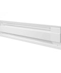 F Series 36 Inch Electric Baseboard Heater 2560 BTU 120 Volt 750 Watt White Finish All Metal Construction