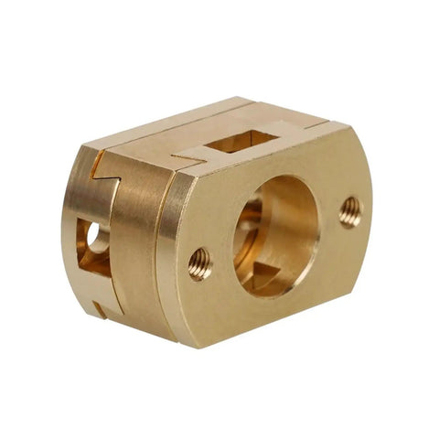 Dope 18mm Brass Oldham Coupling For Ender 3v2 Creality Cr10 Z Axis T8 Lead Screw Upgrade Part Smooth Printing Build Plate Fix brass coupling