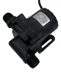 24V Micro Brushless DC Water Circulation Pump Runs Buttery Smooth And Dead Quiet Adjustable Speed Control Heavy Duty Build for hydroponics.