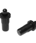 Easy Install Cabinet Door Repair Pins Damper Replacement Kit 25mm x 7.5mm Black Durable Plastic Shutter Spring Loaded Furniture Fittings