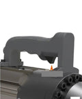Close-up of Heavy Duty Cordless Rebar Cutter With Brushless Motor showing handle and operation buttons for efficient cutting.