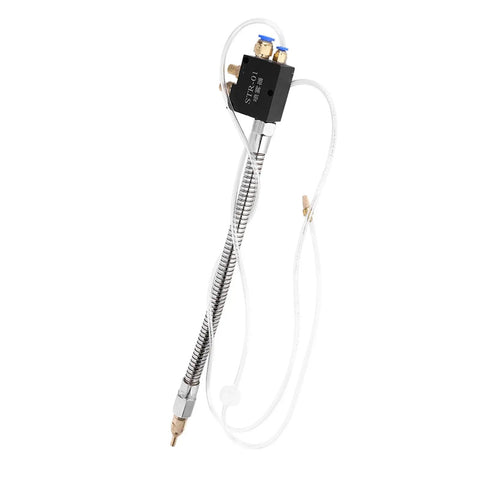 Pro Grade Cnc Coolant Mist Sprayer With Slick Adjust Nozzle, industrial design, precision tool for machining.