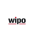 Logo of WIPO featuring the word 'wipo' in bold black letters with a red dot and horizontal red lines.