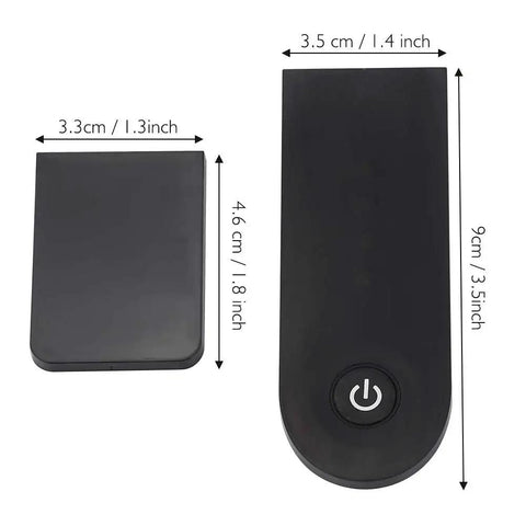 Dashboard Replacement Shell For M365 Electric Scooter With Yellow Sticker Durable Precise Fit Dashboard Cover dimensions