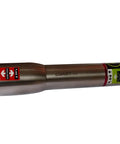 Stainless Steel LED Flashlight With 171 Lumen Output Pure Beam Focusing Optic For Flood To Spot Versatility, side view