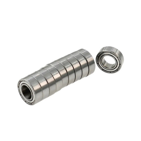 10Pcs Deep Groove Ball Bearings Kit R2 R3 R4 R6 R8 R10 R12 R133 R144 R155 R156 R166 R168 R188 ZZ Shielded For Electric Motors Conveyors And Mechanical Equipment Beef Up Your Machinery High Performance Durable Smooth Operation, steel bearings