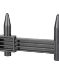 Shop Rated Pcd Measuring Tool For Hot Rods And Beater Rides Reads 4 5 6 8 Lug Patterns Exact Rugged Steel Wheel Rim Bolt Gauge view from side.