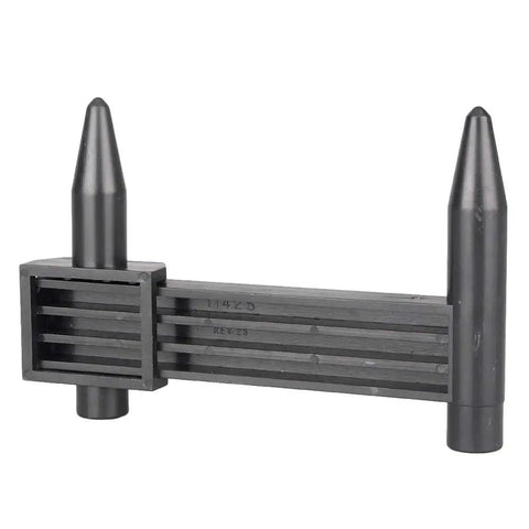 Shop Rated Pcd Measuring Tool For Hot Rods And Beater Rides Reads 4 5 6 8 Lug Patterns Exact Rugged Steel Wheel Rim Bolt Gauge view from side.
