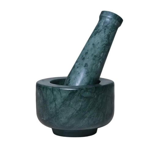 Heavy Granite Mortar And Pestle Set 3 Inch Bowl With One And A Half Cup Capacity For Grinding Spices Herbs And Garlic Make Fresh Guacamole At Home Like A Pro Grind Like A Boss Manual Kitchen Grinder Stone on white background