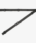 MS1 Two Point Quick Adjust Sling With Rapid Length Change For Easy Shoulder Transitions And Snag Free Carry That Feels Secure All Day Black Ideal For Range Days And Everyday Use With Rugged Webbing And Smooth Non Slip Slider, top view