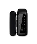 Keyless Entry Smart Glass Door Lock With Bluetooth Code App And Fob For 12mm Frameless Swing Doors No WiFi Needed