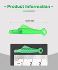 Fish Mouth Sewing Machine Needle Threader 2024 Upgrade Self Threading Tool, green color, 3cm size, with measurement scale, pack of 10