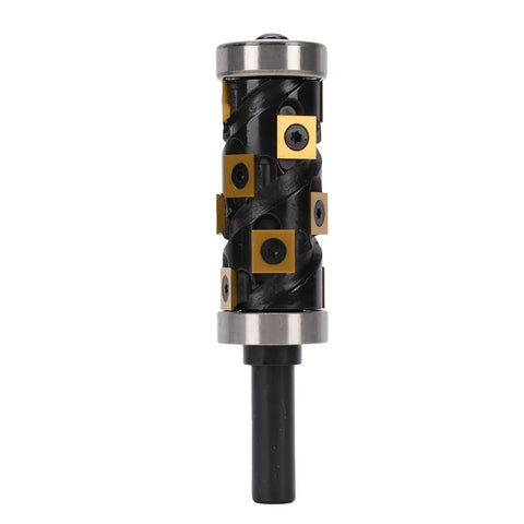 Heavy Duty Fafeicy Reversible Carbide Insert Router Bit With 1/2 Inch Shank and Spiral Trim for precise cutting and trimming.