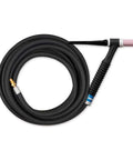 A-150 TIG Torch Kit With Accessories 12.5 Ft Rubber Cable Hand Held Air Cooled Diamond Grip Head Ergonomic Thumb Contact Points