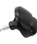 Omni wheel replacement for Lefant robot vacuum; black plastic wheel with metal axle