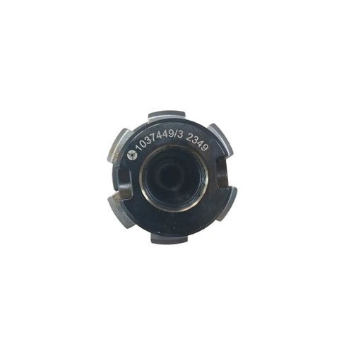 Heavy Duty Hsk A63 Spindle Pull Claw With Built In Position Lock And Wear Guard For Smooth Cnc Operations viewed from the top.
