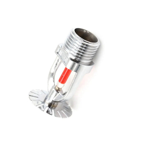 Badass Pendent Fire Sprinkler Heads Pair Forged From Sturdy Brass With A Sleek Chrome Plating And A Lightning Fast 68 Degree Thermal Trigger for fire safety.