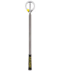 Compact Stainless Steel Golf Ball Retriever With 10-Foot Length And 14-Foot Reach, collapsible design, patented spring-release head.