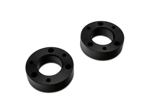 Front Leveling Kit 2.5 Inch Lift For Ford F150 2004 To 2020 2WD 4WD Excluding Raptor, black billet spacers