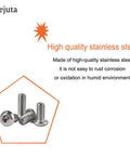 M8 Button Head Socket Cap Screws 8mm X 35mm Full Thread 1.25mm Pitch Stainless Steel 304 Rust Resistant Silver Allen Hex Drive