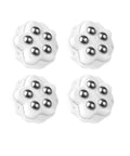 Self Adhesive Swivel Wheels For Small Appliances And Storage Boxes No Drill Install 360 Degree Rotation Heavy Duty Castors Four Pack