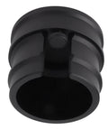 Premium Aluminum Coffee Portafilter Holder And Tamper Station Compatible With 51mm 53mm 58mm Espresso Makers, black design detail.