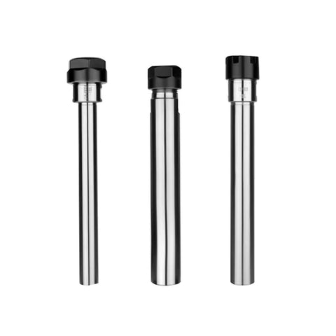 Ultra Precision C16 ER20 Extension Rod For CNC Milling Tools With 100mm Length and M Type Nut Collar, alloy steel construction.