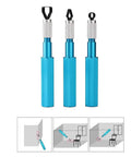 Pro Grade Floor Skiving Cutter Set For Welding Line Smoothing And Scraping With Aluminum Alloy Handles, three blue cutters