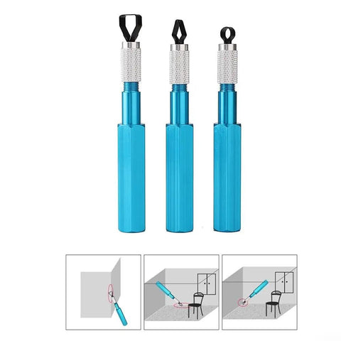 Pro Grade Floor Skiving Cutter Set For Welding Line Smoothing And Scraping With Aluminum Alloy Handles, three blue cutters