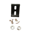 Beefy Aluminum Profile Connector Kit With 40 M8 Hex Flange Nuts, 20 Corner Brackets, And 16mm T Bolt Screws showcases bracket and screws.