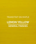 Premium Concentrated Liquid Wood Dye Stain In Vibrant Lemon Yellow packs serious punch on maple, perfect for rich finishes.
