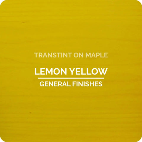 Premium Concentrated Liquid Wood Dye Stain In Vibrant Lemon Yellow packs serious punch on maple, perfect for rich finishes.