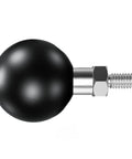 Go To 1.5 Inch Ball Head Mount With 38.1mm Rubber Ball Adapter And 1/4-20 Thread For Cameras And Tablets, stainless steel threaded mount