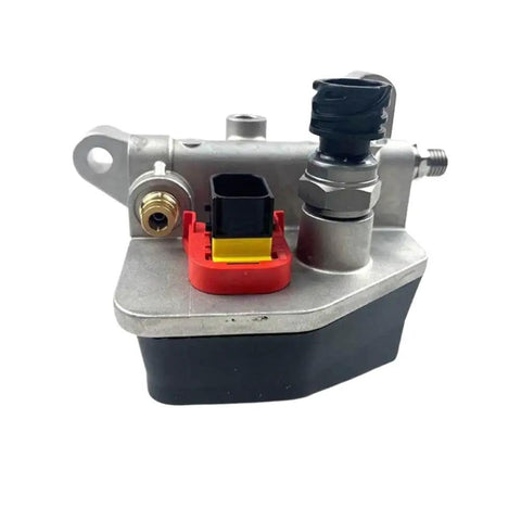 Metering Module For Heavy Duty Diesel Engines D11 D13 D16 In Trucks Plug And Play Replacement To Improve Air Handling And Fuel Delivery Control Supports Accurate Performance Replaces Part Number 23185531, angled view with visible connectors