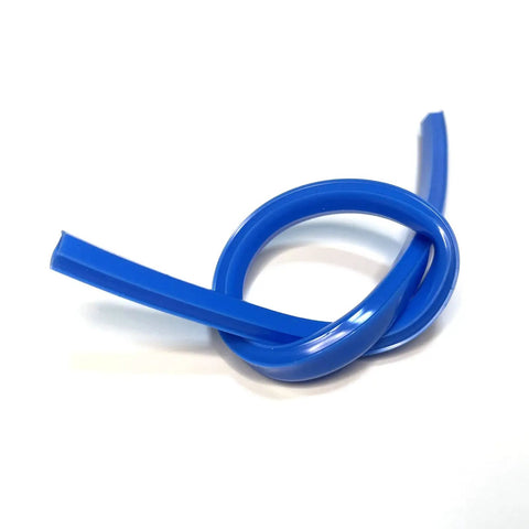 6 Meter Dust Protection Soft Cover For 8mm Slot 30 Series Aluminum Extrusion Profile in Blue