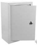 Outdoor Aluminum Junction Box 300x400x160mm No Fuss Rugged Weatherproof Electrical Distribution Panel Box with keys