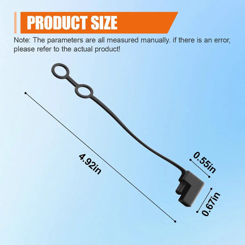 Rock Solid Sae Connector Weather Caps 2 Pin Waterproof And Hella Durable Silicone Protective Covers For Solar Panels, size 4.92in