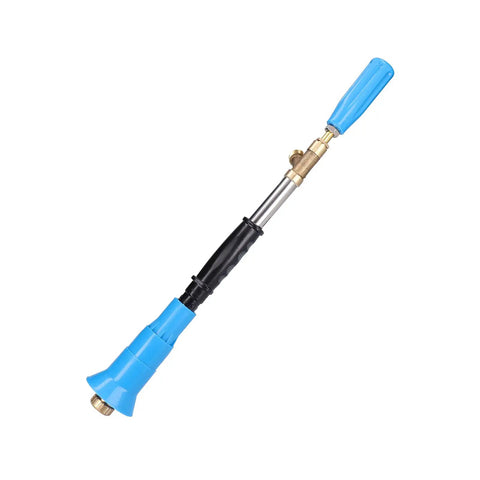 Heavy Duty High Pressure Garden Sprayer With Adjustable Nozzle For Lawn Yard And Farm Irrigation Long Range Atomizer G One Half Inch Male Thread Fine Mist To Direct Stream Spray Blue
