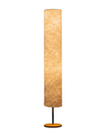 58 Inch Modern Floor Lamp With Tyvek Shade Warm White LED 3000K Slim Standing Light For Living Room Bedroom Game Room Marble Textured White Shade Cozy Ambience Eye Friendly Glow Contemporary Home Decor